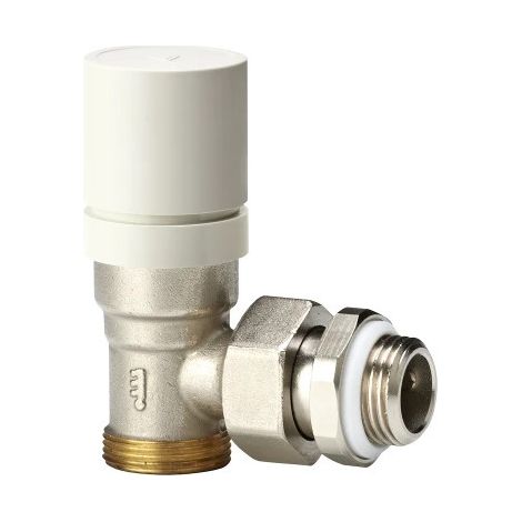 Robinet thermostatique pour radiateur eau chaude, équerre mâle 1/2'' (15/21) - RBM