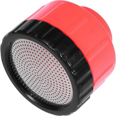 Buse brise-eau en plastique avec disque en acier inoxydable à 400 petits trous pour un arrosage rapide des plantes à fleurs - Rouge - 1 pièce (1/4)