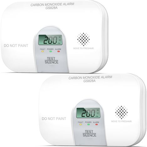 Développement de monoxyde de carbone Siterwell, durée de 10 ans, détecteur de monoxyde de carbone portable avec affichage numérique LCD et alarme sonore, certifié ETL, détecteur de monoxyde de carbone (1/5)