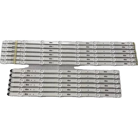 Tira de LED, longitud 1128 mm, material: aluminio, flujo luminoso 62, regulable: sí, compatible con varios modelos de TV. (1/3)