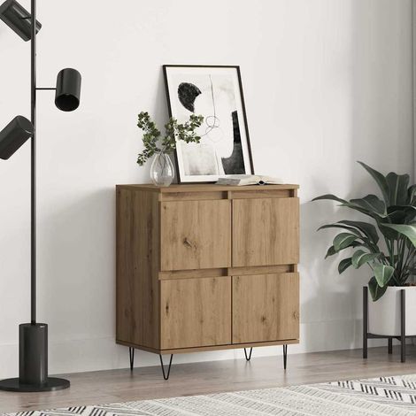 Buffet-Meuble de rangement Marron 60 x 35 x 70 cm Bois d'ingénierie 381688 (1/5)