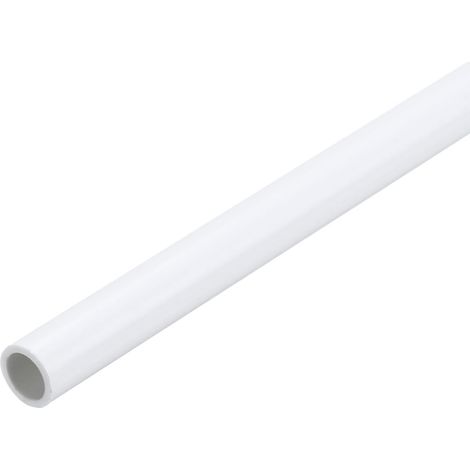 2Pcs Tube PVC Rigide Rond 6mm ID 8mm OD 30 cm de Long pour Tuyau d'Eau, Aquarium, Réservoir à Poissons, Serre de Jardin, Blanc (1/5)