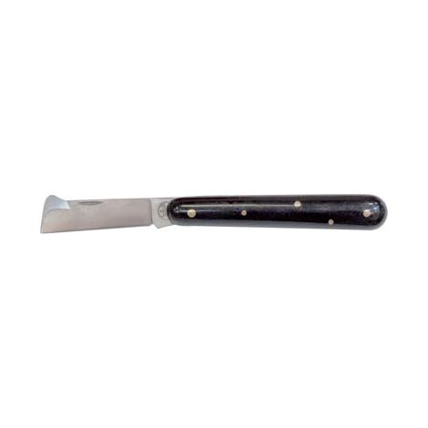 COLTELLO SERRAMANICO INNESTO 202 P DUE BUOI  ACCIAIO/PLT CM 17