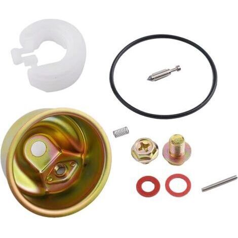 Kit carburateur pour moteurs Honda avec cuve aiguille flotteur joint joint broche compatible avec générateurs tondeuses à gazon (1/4)