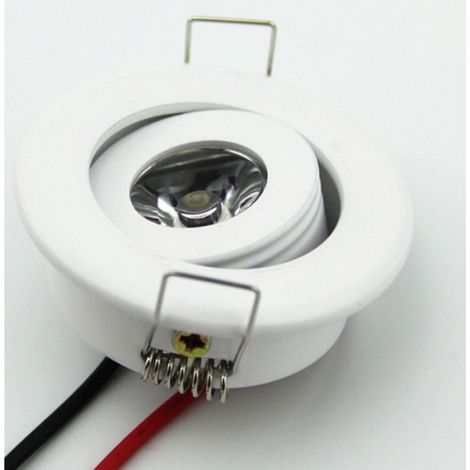 1w10 Pièces Petit Projecteur Logement Accessoires Comptoir Plafonnier Logement Cave à Vin Downlight Kit (1/4)