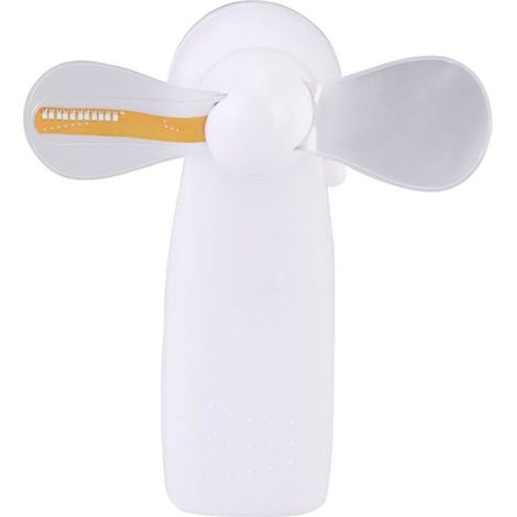 Mini-tragbarer elektrischer Sommerventilator für den Innen- und Außenbereich mit LED-Flügeln und Cartoon-Motiven. (1/5)