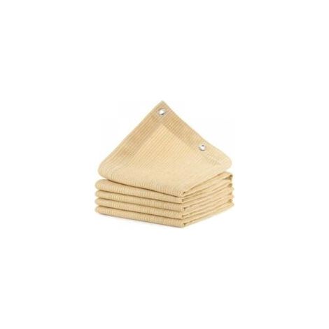 Sonnensegel für Innenhöfe, Pergolen, Gärten, perforierte Schattierungsnetze, 3 m x 4 m - Crezuo