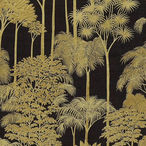 Vliestapete - Cuba II - Schwarz Botanical Dschungel A.S. Creation - 791623 (1/5)