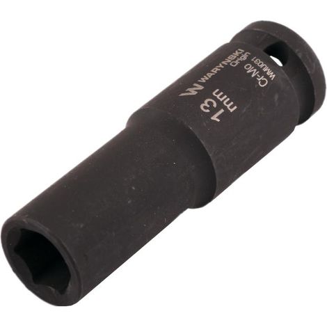 Waryński langer Sechskant-Kraft-Steckschlüsseleinsatz 1/2" 13 mm CrMo DIN 3129 (1/3)