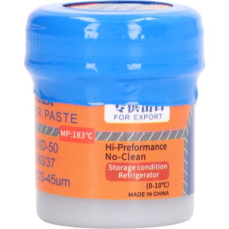 Pâte à souder XD-50 50g, flux sans nettoyage pour réparation électronique SMT, soudure CMS haute performance (1/5)
