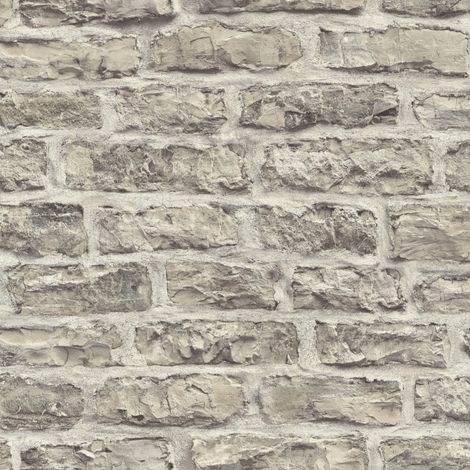 Rasch Vliestapete Factory VI Stein beige grau 10,05 x 0,53 m (1/3)
