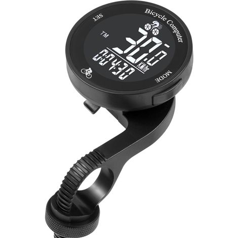 Compteur de vélo sans fil étanche avec écran LCD inversé, alarme de voiture et compteur de vitesse pour enfants (1/5)