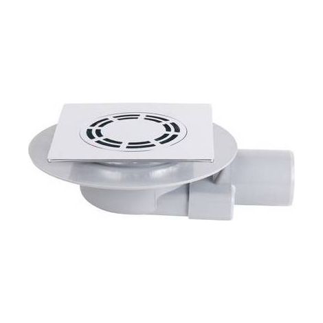 PILETTA SIFONATA INGOMBRO RIDOTTO PIASTRA QUADRA SENZA TELO Misura: cm 15x15