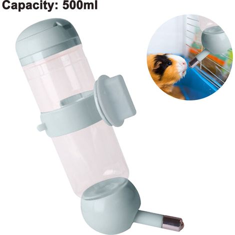 Abreuvoir anti-goutte pour chien, bouteille/distributeur d'eau pour cage, bouilloire réglable en hauteur. (1/5)