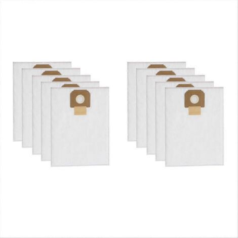 Lot de 10 sacs à poussière de rechange pour aspirateurs Bosch GAS 35 série 2607432037 - Pièces détachées pour le nettoyde la maison (1/5)