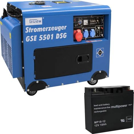Güde Stromerzeuger GSE 5501 DSG Dieselgenerator SILENT inkl. Starterbatterie (1/5)