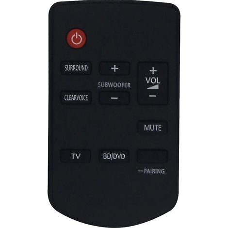 Ersatzfernbedienung kompatibel mit dem Panasonic SC-HTB18EG-K DVD-Heimkino-Audiosystem (1/4)