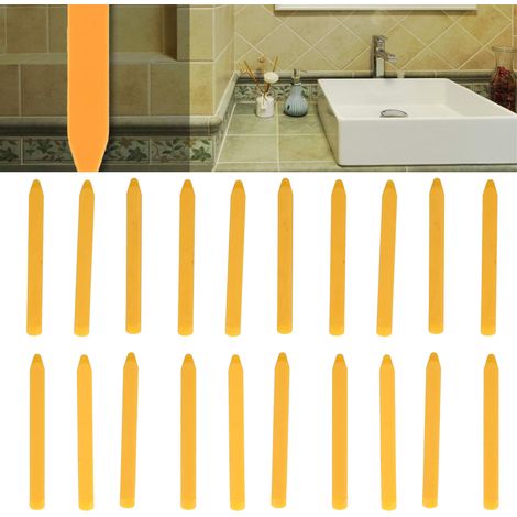 Ensemble de 20 pièces à utiliser comme outil de scellement et de pressage de joints pour les angles intérieurs et extérieurs, les joints de carrelage et la colle à verre. (1/5)