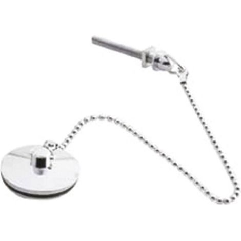 Ceramic Accessories Basin Plug & Chain - Chrome