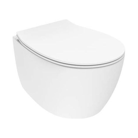 Wandtoilette, mattweiß, 51 cm lang Ercos Kite BCKTEOVASO0001  weiß matt