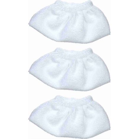 Set mit 3 Ersatztüchern für Kärcher SC2/SC3/SC4/SC5 Staubsauger, Schwammtüchern, Düsenschutz, Zubehör (1/4)