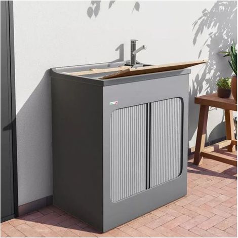 Lavapanni Lavacril Colavene 75x50x87 Grigio - 35100G (1/5)