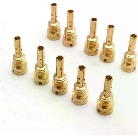 Lot de 10 gicleurs de ralenti de 45 mm pour carburateur Keihin CV CVK FCE FCR, injecteurs de tailles 35, 38, 40, 42, 45, 48, 50, 52, 55 et 58. (1/5)