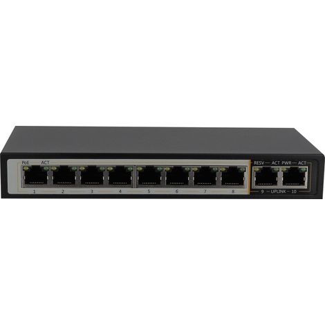 Switch PoE - 8+2 ports (1/3)