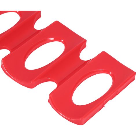 Support de rangement en silicone rouge pour bouteilles de bière et vin, rangement réfrigérateur, accessoire de cuisine pratique