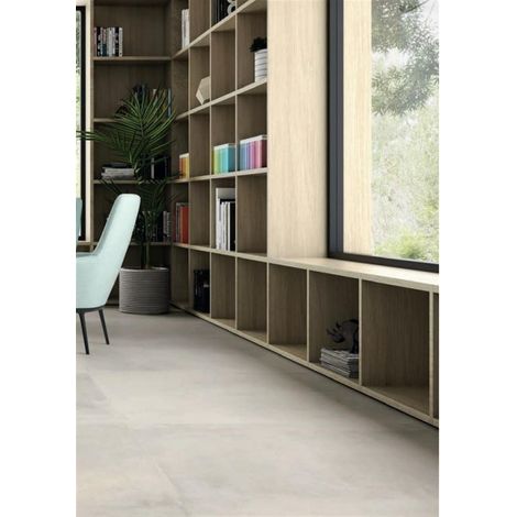 Carrelage de sol effet béton/ciment Série MADOX (45x45 cm) - Dimensions: 45 x45 cm - ANTHRACITA