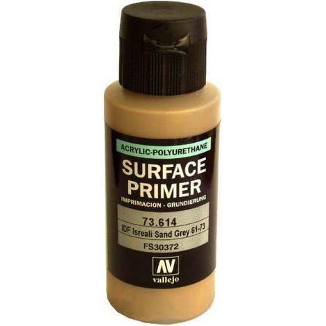 VAL73614 - Vallejo Polyurethane - Primer IDF Israelí Sand Grey 61-73 FS30372 60ml (Min Qty - Modélisation plastique Peintures