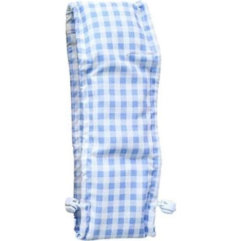 Atmungsaktives, kühlendes Hundehalsband für den Sommer, schnell trocknender Kühlakku, für Spaziergänge mit dem Haustier, blaues quadratisches Modell, Größe S (genau 190 Zeichen). (1/5)