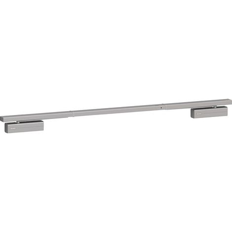 Ensemble de ferme-porte sur rail de guidage DC 700 G-CO-S argenté EN 3-6 Installation normale côté charnières