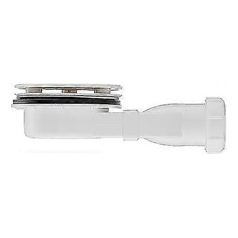 Siphon de douche extra-plat en plastique, anti-odeurs, pour salle de bain ou douche. (1/2)
