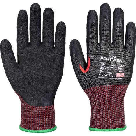 Guanto antitaglio in pelle Ahr13 Colore: Nero Taglia XL - Portwest (1/2)