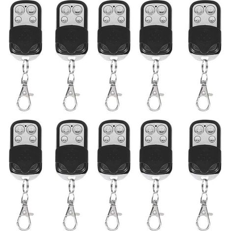 Télécommande universelle porte de garage - LEYF - Leyf - 433 MHz - 4 canaux - Couvercle coulissant