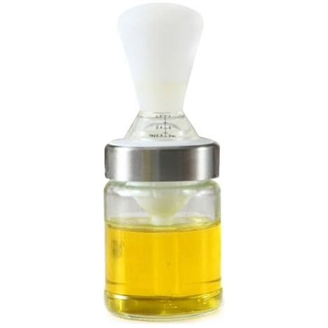 Bouteille d'huile avec Pinceau, Brosse de Barbecue D'extérieur Résistante à La Chaleur, Brosse à Bouteille D'huile de Cuisine, Outils de Cuisine, de Cuisson et de Barbecue 2 (1/5)