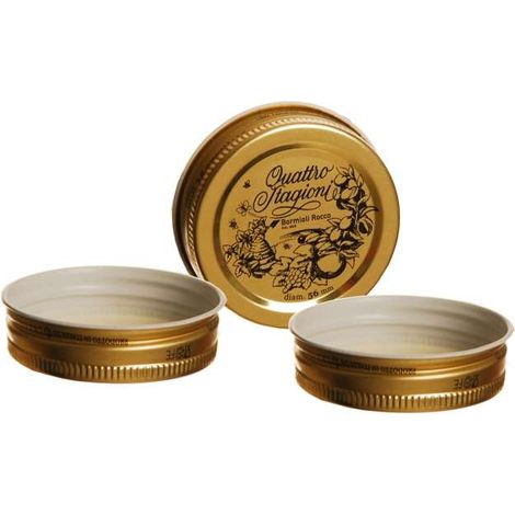 COPERCHIO A CAPSULA PER BARATTOLO QUATTRO SAGIONI 150ML 3 PZ (1/5)