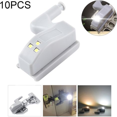 Luminaire LED pour meubles, lot de 10 unités, pour armoires, cuisines, couloirs, escaliers ou meubles.-AquaForge (1/5)