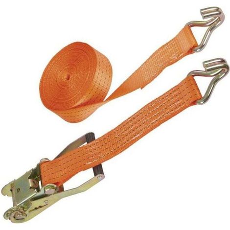 Transportgurt zur Ladungssicherung, Polyester + PU, 15 m breit x 50 mm dick, maximale Tragfähigkeit 4000 kg (1/2)