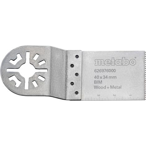 Metabo Lame de scie plongeante "Classic", bois et métal, BiM, 34 mm