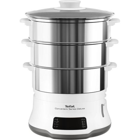 Tefal Convenient Series Deluxe VC502D10 weiß Edelstahl (1/2)