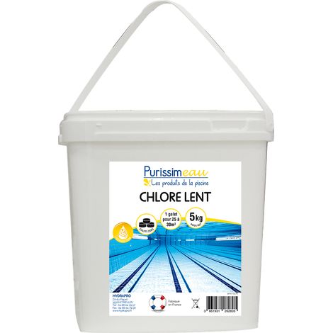 PURISSIMEAU - Chlore lent pour piscine - 5kg (1/2)