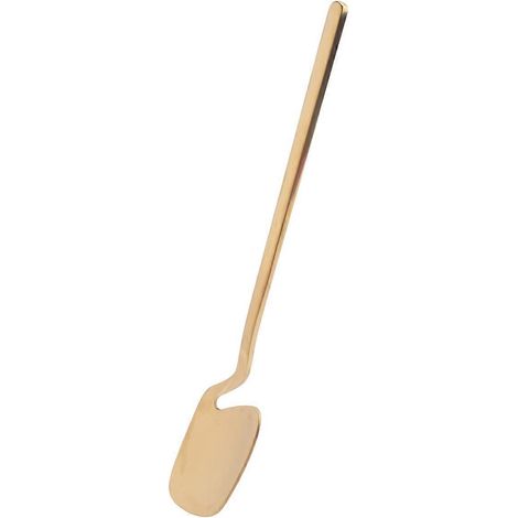 Lot de 6 cuillères à expresso, cuillères à thé en acier inoxydable de 14,2 cm (dorées) (1/5)