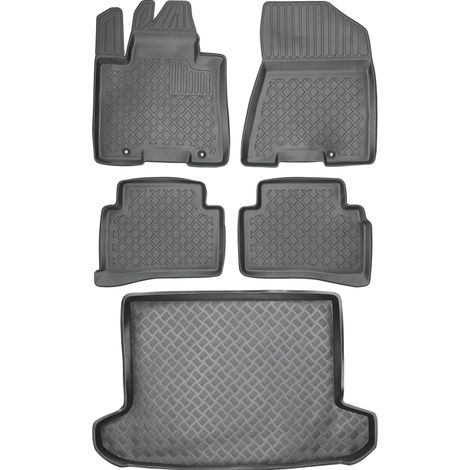 Juego de alfombrillas para coche y maletero para Kia Carens IV Minivan (2013-2019) (1/5)