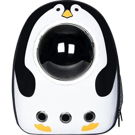 Sac de voyage portable de haute qualité pour chat/chien, style capsule spatiale, respirant et respirant - M-Penguin (1/5)