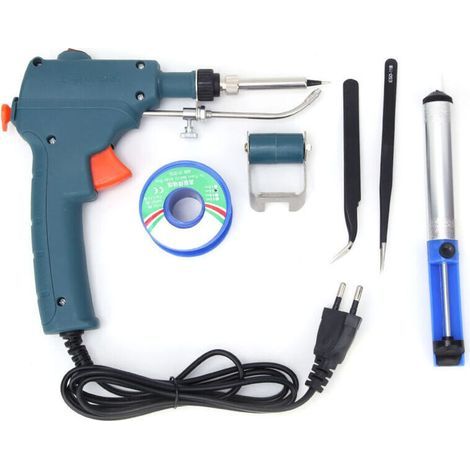 Pistolet de Soudage 80W Robuste avec Interrupteur de Puissance pour la Soudure Précise -Divers des Soudements et des Professionnels (Plug UE 220V) (1/4)