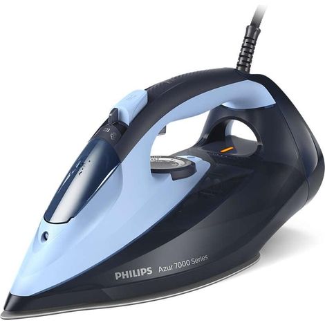 Philips Steam Glide Elite Dampfbügeleisen blau 2400W
