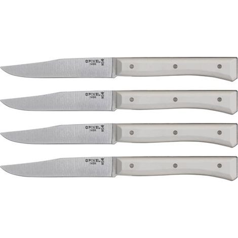 Opinel Tischmesserset Facette 4-teilig Weiß