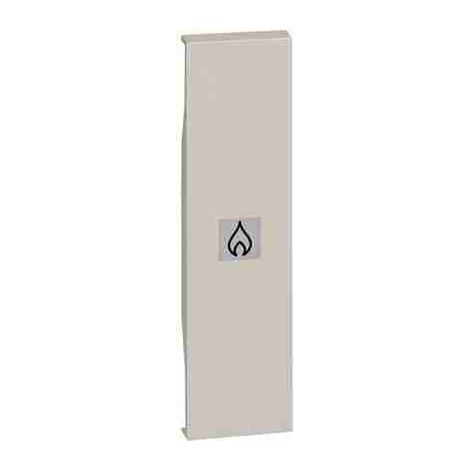 BTIKM01PN Cover illuminabile con simbolo riscaldamento - 1 modulo, Sand
